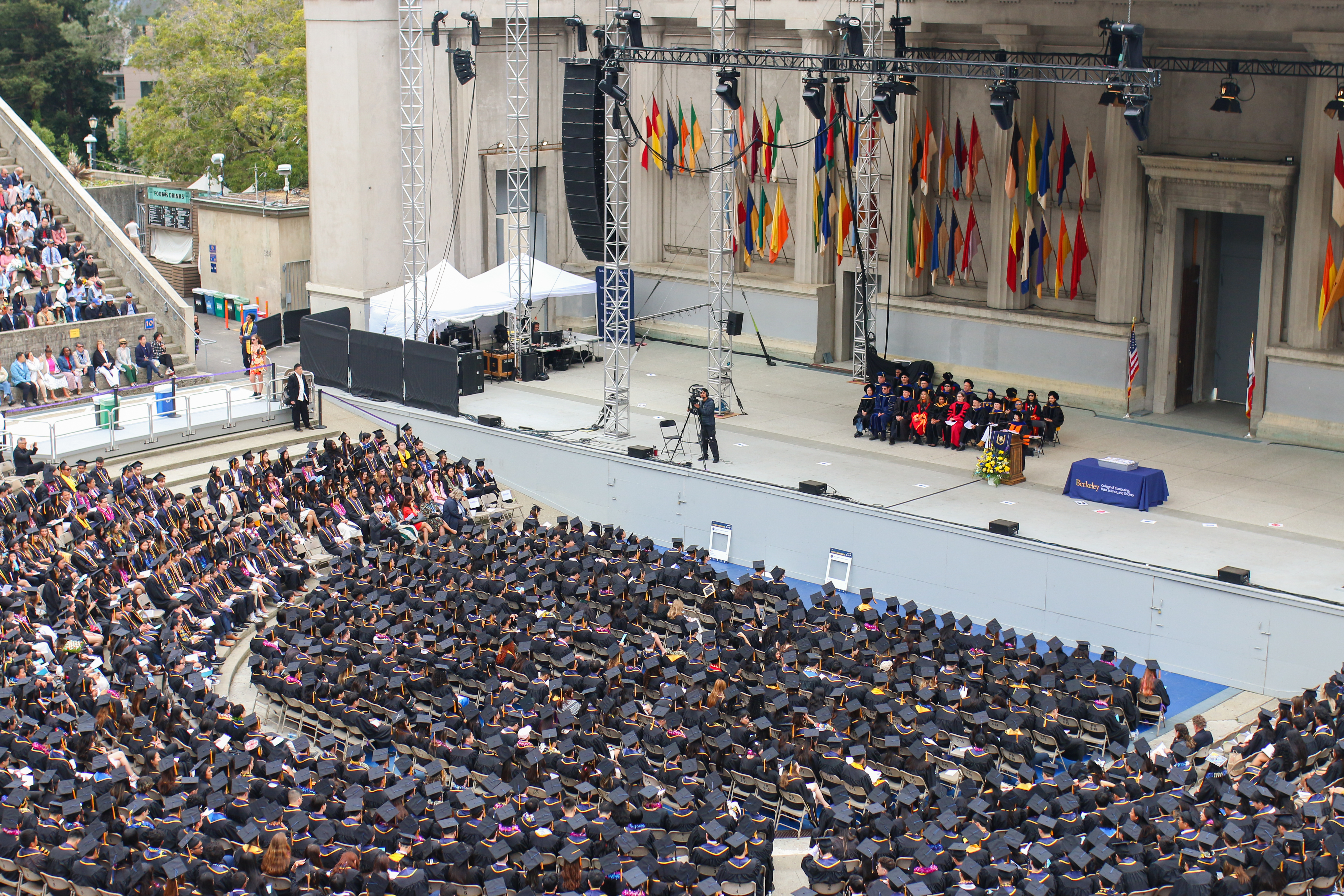 UC Berkeley's College of Computing, Data Science, and Society held two inaugural college commencement ceremonies May 16.