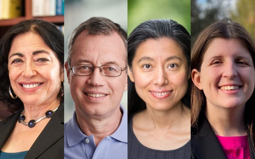 Jennifer Chayes, Ion Stoica, Dawn Song and Emma Pierson.