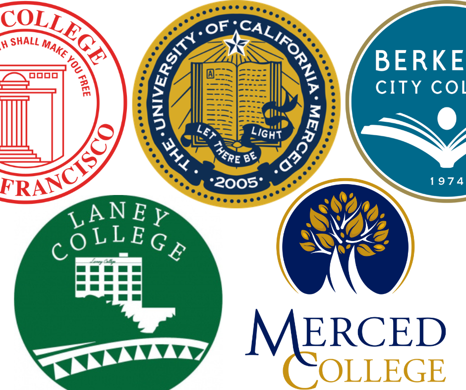 Collage of logos from partner schools