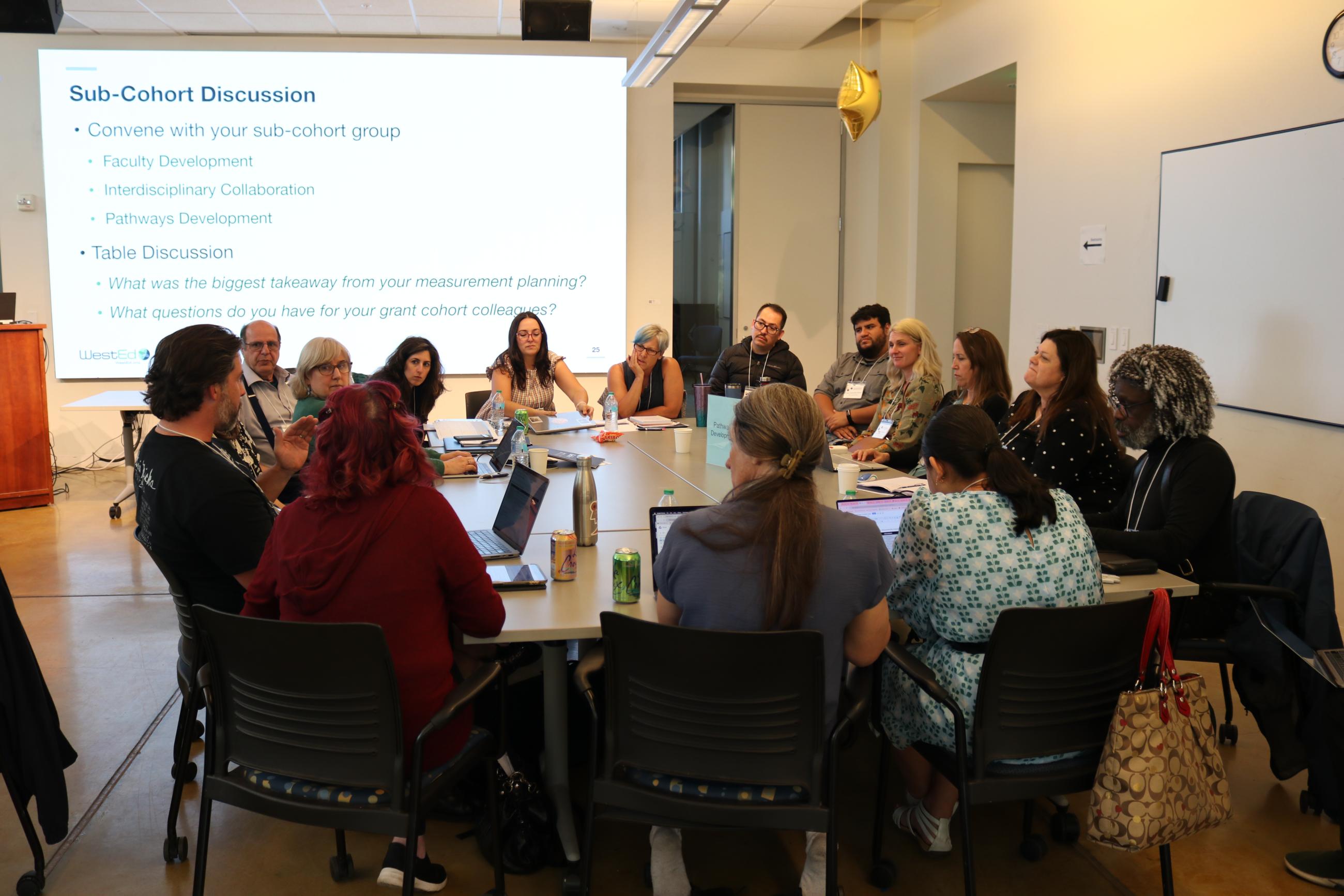 California Education Learning Lab grantees meet at the National Workshop on Data Science Education.