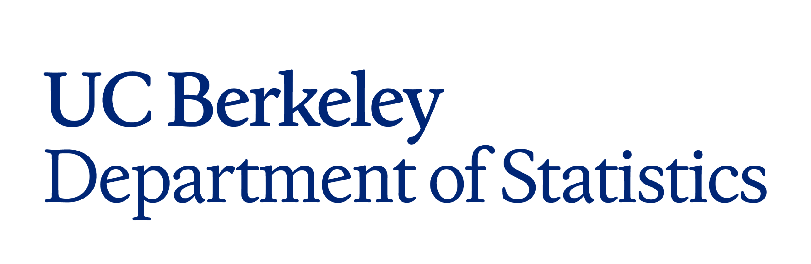 UC Berkeley Department of Statistics Logo