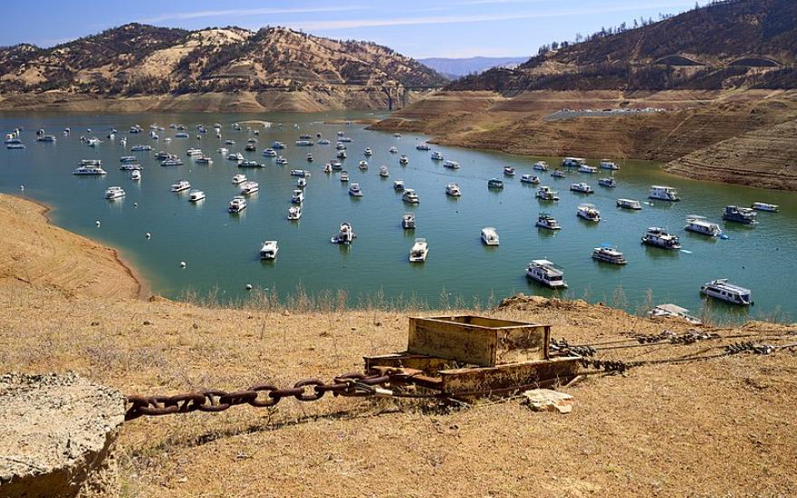 Water levels of Lake Oroville in Butte County sit at 38% capacity on Monday, May 31, 2021, as California heads into another drought year. (Photo/ Frank Schulenburg / CC BY-SA 4.0)